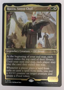 Rocco, Street Chef (Foil Etched) March of the Machine: The Aftermath - MTG RARE - Image 1