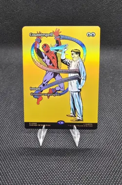 Counterspell 0009 Borderless - MAR - MTG Spider-Man FOIL NM/M - Image 1