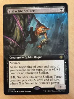 MTG Magic the Gathering Stalactite Stalker Extended Art Lost Caverns of Ixalan - Image 1