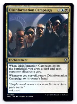 Disinformation Campaign NM Commander: Murders at Karlov Manor 0208 MTG Regular - Image 1