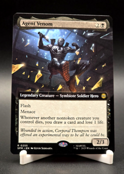 Master Weaver, Web Protector MTG Spider-Man Borderless Foil Mythic Rare #32 NM+ - Image 1