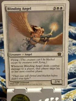 Magic The Gathering 8th Edition Blinding Angel #8/350 MTG TCG CCG Eighth - Image 1