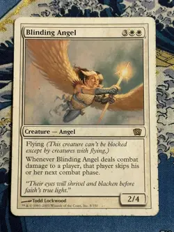 Magic The Gathering 8th Edition Blinding Angel #8/350 MTG TCG CCG Eighth - Image 2