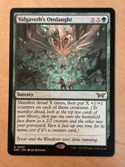 MTG Magic Gathering Valgavoth's Onslaught Promo Pack Duskmourn House Horror NM - Image 1