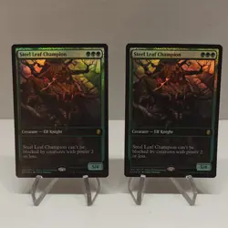 Steel Leaf Champion FOIL - Game Day & Store Championship Promos MTG NM x2 - Image 1