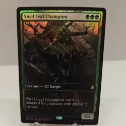 Steel Leaf Champion FOIL - Game Day & Store Championship Promos MTG NM x2 - Image 3