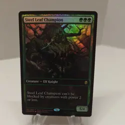 Steel Leaf Champion FOIL - Game Day & Store Championship Promos MTG NM x2 - Image 4