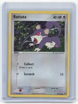 2004 Pokemon Rattata EX Team Rocket Returns #77/112 Near Mint - Image 1