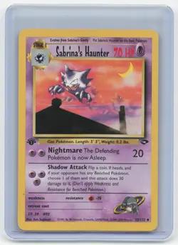 2000 Pokemon Sabrina's Haunter Gym Challenge #55/132 Near Mint 1st Edition - Image 1