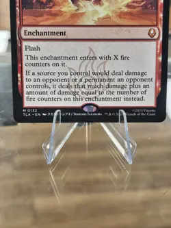 Wizards Magic: The Gathering Fated Firepower Avatar Enchantment Red Mythic 132 - Image 3