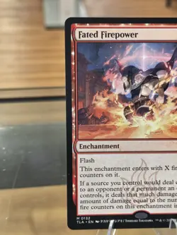 Wizards Magic: The Gathering Fated Firepower Avatar Enchantment Red Mythic 132 - Image 5
