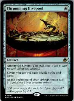 Thrumming Hivepool #247 (Foil) (NM) Edge of Eternities EOE Magic MTG - Image 1