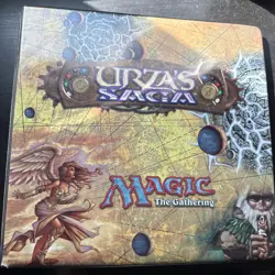 MTG Urza's Saga 1998 Ultra Pro Binder 3 Ring Magic The Gathering w/ insert pages - Image 1