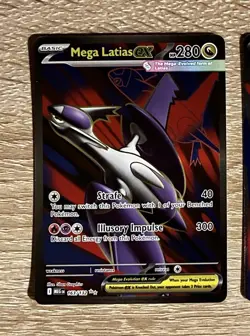 Pokemon TCG Mega Evolution Mega Latias ex Full Art 163/132 NM & 100/132 - Image 3