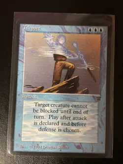 Teleport MTG Legends AP Douglas Shuler Artist Proof - Image 1