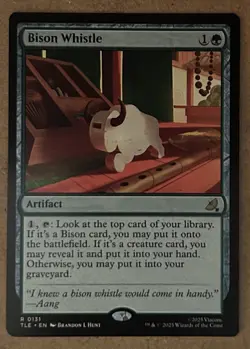 Bison Whistle - Avatar: The Last Airbender: Eternal TLE - NM MTG - Image 1