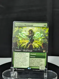 MTG Yavimaya Bloomsage EXTENDED ART Non-Foil NM Secrets of Strixhaven SOS #0092 - Image 2