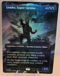 Leader, Super-Genius (Borderless) MTG Marvel Super Heroes Foil - Image 1