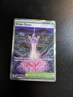 Prism Tower 111/086 Ultra Rare Chaos Rising Pokemon Holo Near Mint - Image 1