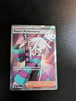 Roxie's Performance 112/086 Ultra Rare Chaos Rising Pokemon Holo Near Mint - Image 1