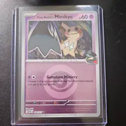 Team Rocket's Mimikyu 097/217 Energy Reverse Holo Ascended Heroes Pokemon TCG - Image 1