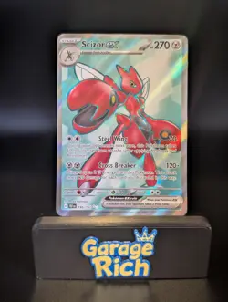 Scizor EX195/162 Full Art Holo - SV05: Temporal Forces Pokemon TCG NM+ - Image 1