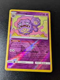 Weezing 74/214 Rare Unbroken Bonds Pokemon Reverse Holo Near Mint - Image 1