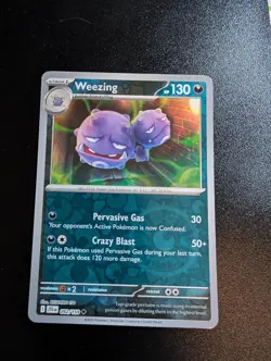 Weezing 092/159 Uncommon Journey Together Pokemon Reverse Holo Near Mint - Image 1