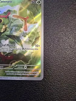 CATERPIE 172/165 ILLUSTRATION RARE 151 POKEMON NM - Image 4