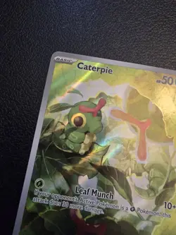CATERPIE 172/165 ILLUSTRATION RARE 151 POKEMON NM - Image 5