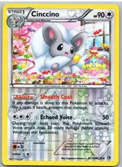 Cinccino RC19/RC25 Holo Uncommon Legendary Treasures: Radiant Collection Pokemon - Image 1