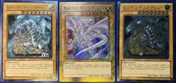 Yu-Gi-Oh! Blue-Eyes White Dragon x4) YSKR-EN001 1st Ed Unlimited MVP1-ENGV4 TCG - Image 1