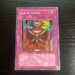 Jar of Greed LON-047 Labyrinth of Nightmare Rare Unlimited Edition Holo - Image 1