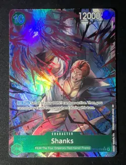 Shanks - OP13-028 Alt Art - Carrying on His Will One Piece TCG English - Image 1