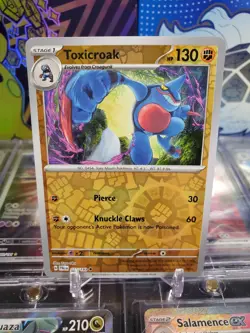 Toxicroak 115/193 Reverse Holo Uncommon Pokemon TCG S&V Paldea Evolved - Image 1