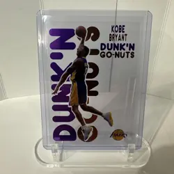 Kobe Bryant Lakers Dunk ‘N Go Nuts Promo Acetate Card Rare SSP Mamba - Image 1