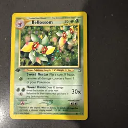 Neo Genesis #003/111 Bellossom 1st Edition WOTC Pokemon Card Holo - Image 1