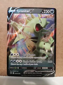 SWSH: Sword & Shield Promo Cards #SWSH109 Tyranitar V - Image 1