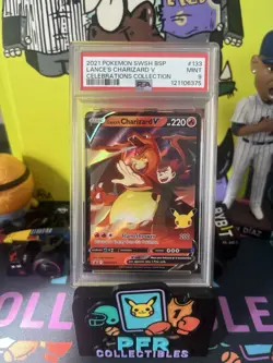 Lance's Charizard V SWSH133 SWSH: Sword & Shield Promo Cards Holo PSA9 - Image 1