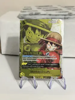 2026 Winner Pack Vol. 2 Monkey.D.Luffy P-106 One Piece Promotion Cards Foil - Image 1
