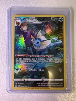 Pokemon Card Vaporeon Brilliant Stars TG02/TG30 Full Art Trainer Gallery MINT - Image 1