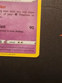 Pokemon Gengar Sword & Shield Black Star Promo SWSH052 - Image 5