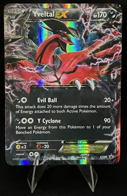 MP+ Yveltal EX XY08 XY Promo Authentic Pokemon Card - Image 1