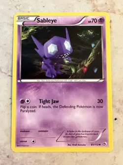 Sableye 61/113 Legendary Treasures Regular Pokemon Card Lightly Played - Image 1