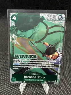Roronoa Zoro (Winner Pack 2025 Vol. 3) R One Piece Promotion Cards EB02-019 - Image 1