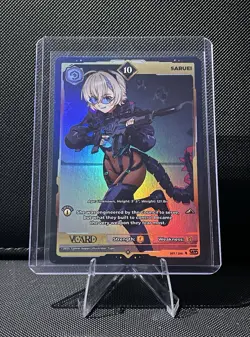 VCard: Awakened Worlds 1st Edition Saruei Ultra Rare 10 Holo Card - Image 1