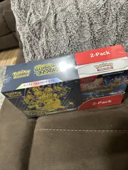 Pokemon Surging Sparks ETB & Booster Bundle Costco 2-pack. Factory Sealed - Image 2