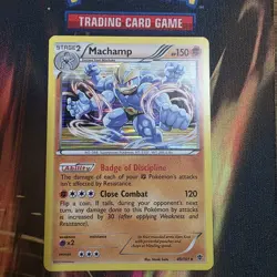Machamp 49/101 Holo Rare Plasma Blast Pokemon Card - Image 1