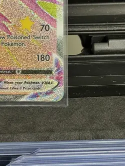 Pokemon Card Crobat VMAX SWSH099 Black Star Promo Full Art Holo TCG - Image 4