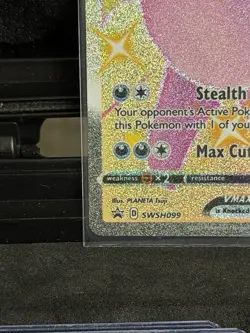 Pokemon Card Crobat VMAX SWSH099 Black Star Promo Full Art Holo TCG - Image 5